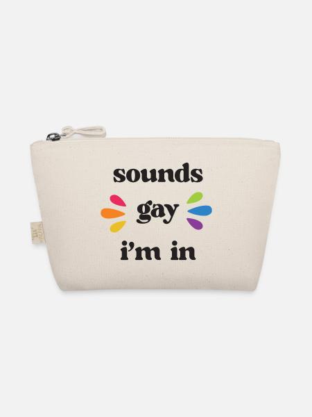 LGBT Pride Month - Klingt schwul. Ich bin dabei - Bio-Täschchen - Natur