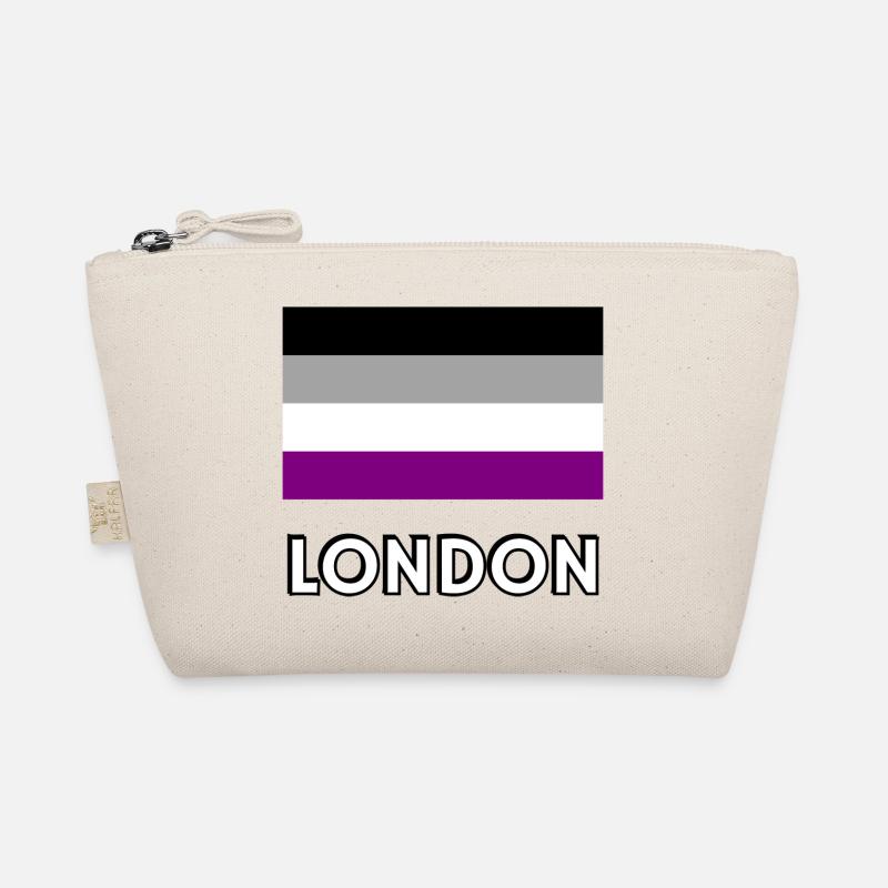 Drapeau de la fierté asexuelle de Londres Trousse biologique