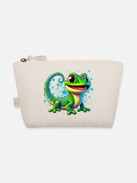 Gecko - Bio-Täschchen - Natur