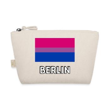 Bi Pride Flag Berlin - Organic Pouch - nature - Front