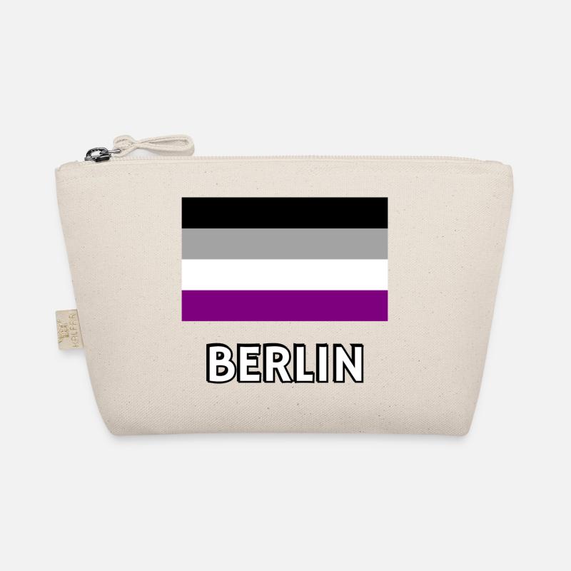 Asexuality Pride Flag Berlin Organic Pouch