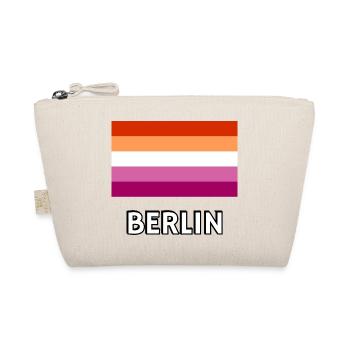 Lesbian Pride Flag Berlin - Organic Pouch - nature - Front
