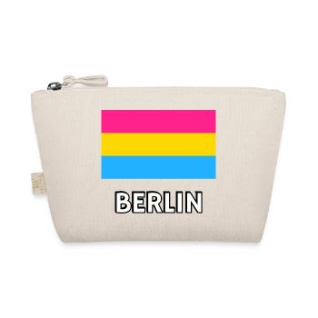 Pan Pride Flag Berlin - Organic Pouch - nature - Front