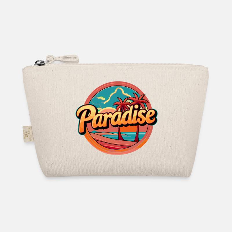 Paradis, Ciel, Ciel, Plage, Coucher de soleil Trousse biologique