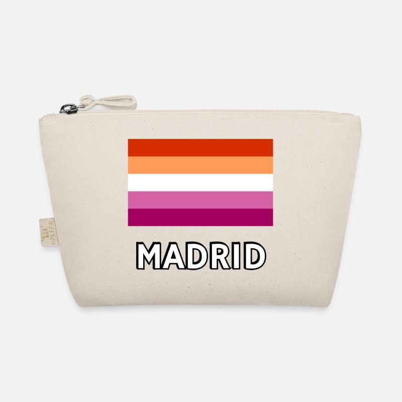 Lesbian Pride Flagge Madrid Bio-Täschchen