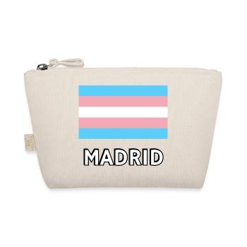 Trans Pride Flagge Madrid - Bio-Täschchen - Natur - Vorne