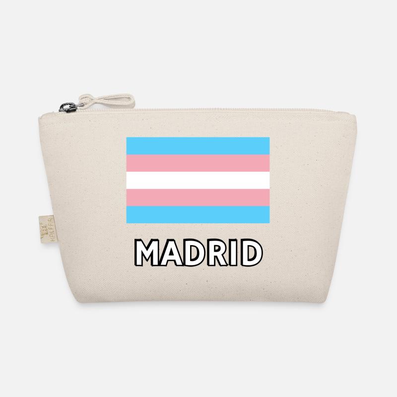 Trans Pride Flag Madrid Organic Pouch