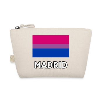 Bi Pride Flag Madrid - Organic Pouch - nature - Front