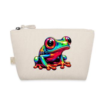 Frosch - Bio-Täschchen - Natur - Vorne