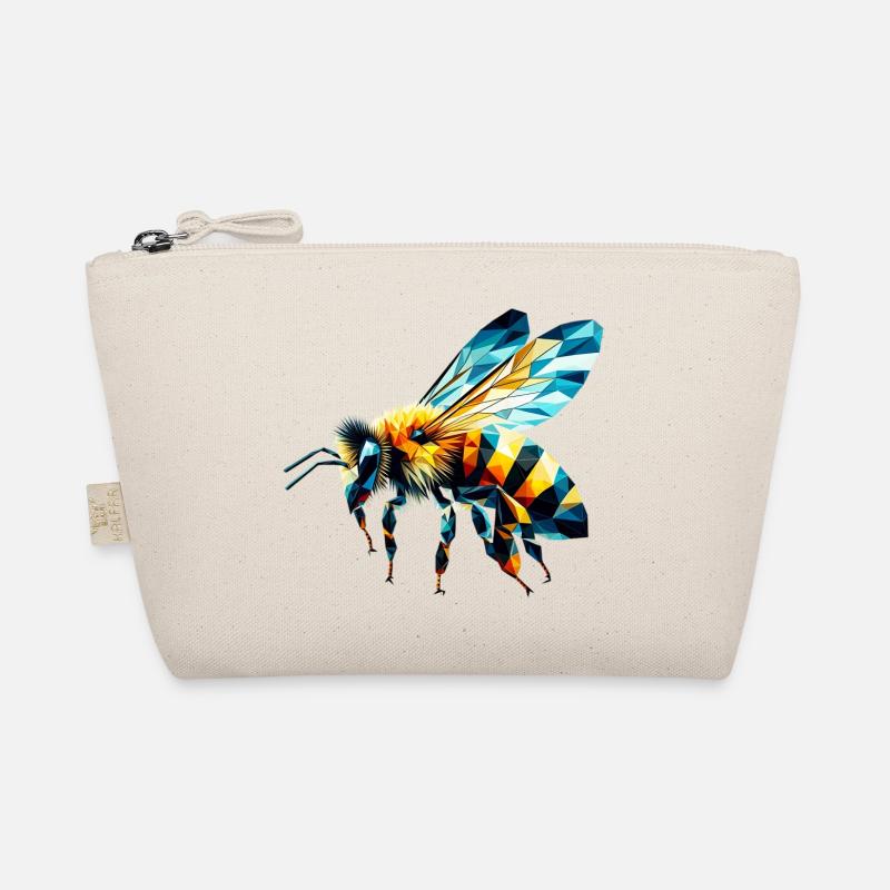 Polygonal Bee Organic Pouch