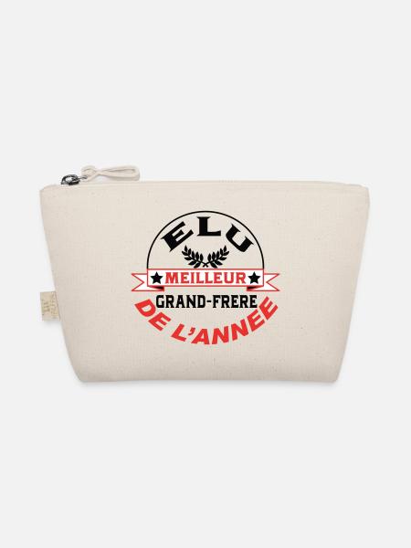 Elu meilleur GRAND FRERE de l'année - Trousse biologique - nature - Devant