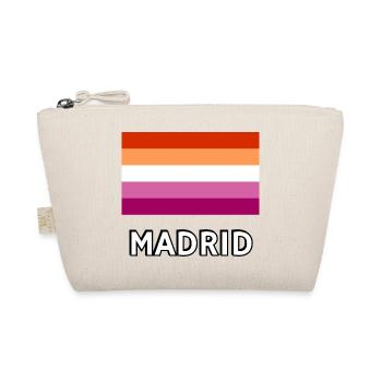 Lesbian Pride Flagge Madrid - Bio-Täschchen - Natur - Vorne
