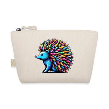 Hedgehog - Organic Pouch - nature - Front