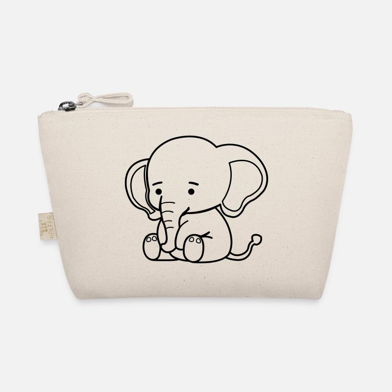 cute elephant Bio-Täschchen