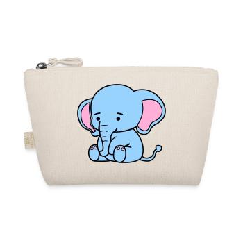 cute elephant - Bio-Täschchen - Natur - Vorne