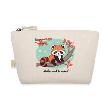 Relax and Unwind – Red Panda - Organic Pouch - nature - Front