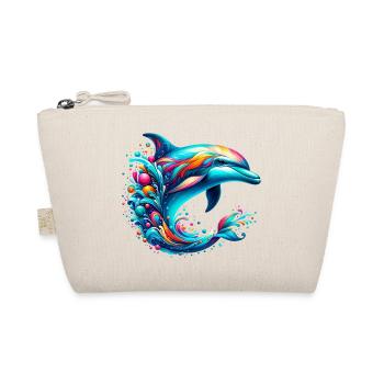 Delfin - Bio-Täschchen - Natur - Vorne