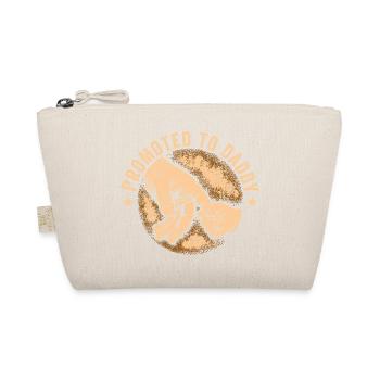 Funny Daddy Men Dad Boys Funny Promoted To Daddy - Trousse biologique - nature - Devant