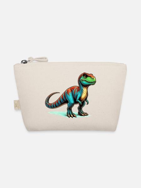 Dinosaurier - Bio-Täschchen - Natur