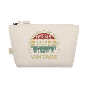 Vintage Anniversary Made in October 1997 - Organic Pouch - nature - Front