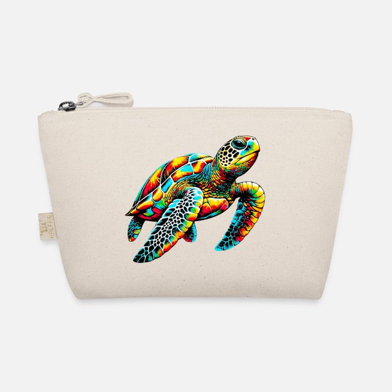 Schildkröte - Bio-Täschchen - Natur