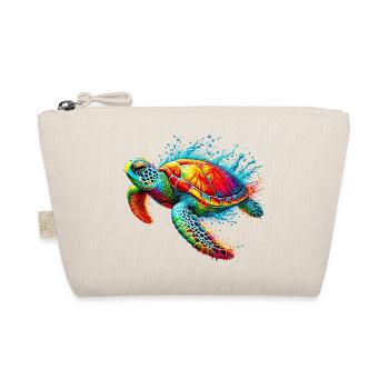 Turtle - Organic Pouch - nature - Front