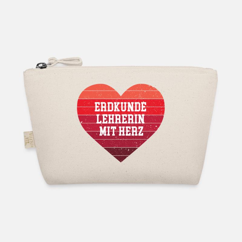 Erdkunde Lehrerin mit Herz Danke Beste Lehrerinnen Bio-Täschchen
