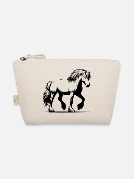 Pferd Isländer Islandpony Islandpferd - Bio-Täschchen - Natur
