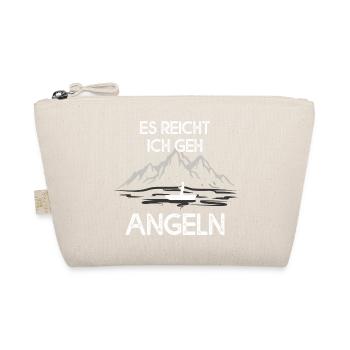 Es reicht, ich geh Angeln - Bio-Täschchen - Natur - Vorne