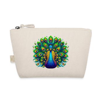 Pfau - Bio-Täschchen - Natur - Vorne