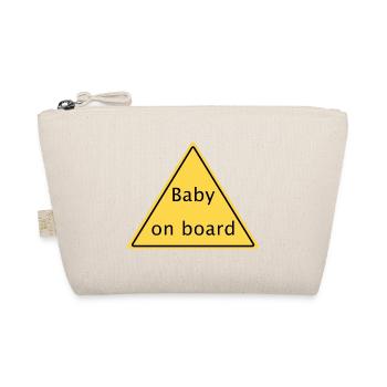 Baby on board - Bio-Täschchen - Natur - Vorne