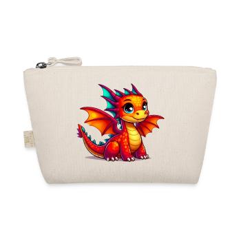 Drache - Bio-Täschchen - Natur - Vorne