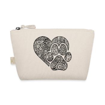 PAW DOG MANDALA - Organic Pouch - nature - Front