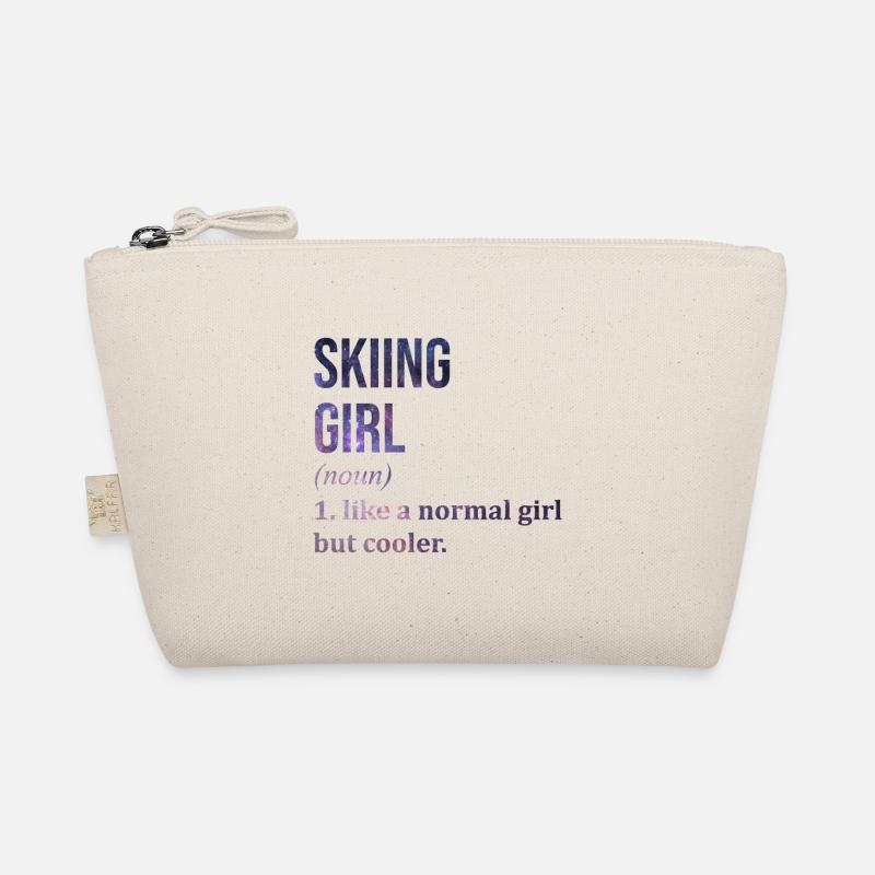 Skifahren Bio-Täschchen