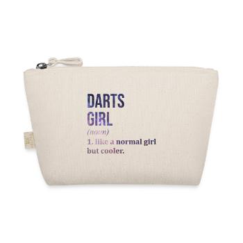 Darts Darts Darts - Organic Pouch - nature - Front