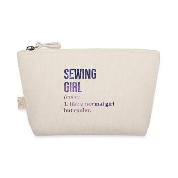 Sewing Sewing Sewing - Organic Pouch - nature - Front