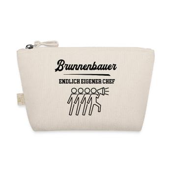 Brunnenbauer Chef Selbstständigkeit Firma Gründen - Bio-Täschchen - Natur - Vorne