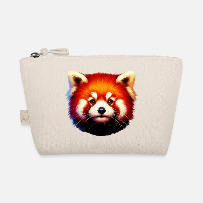 Kleiner Panda - Bio-Täschchen - Natur