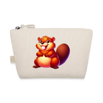 Beaver - Organic Pouch - nature - Front