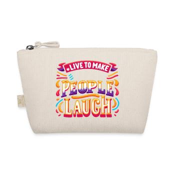 Live To Make People Laugh 9 - Bio-Täschchen - Natur - Vorne