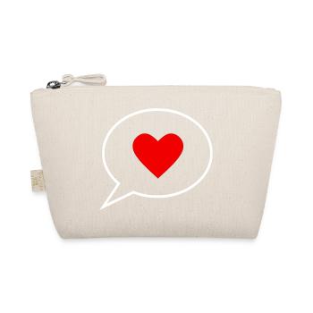Valentine's Day, Valentine's Day, Valentine's Day - Organic Pouch - nature - Front