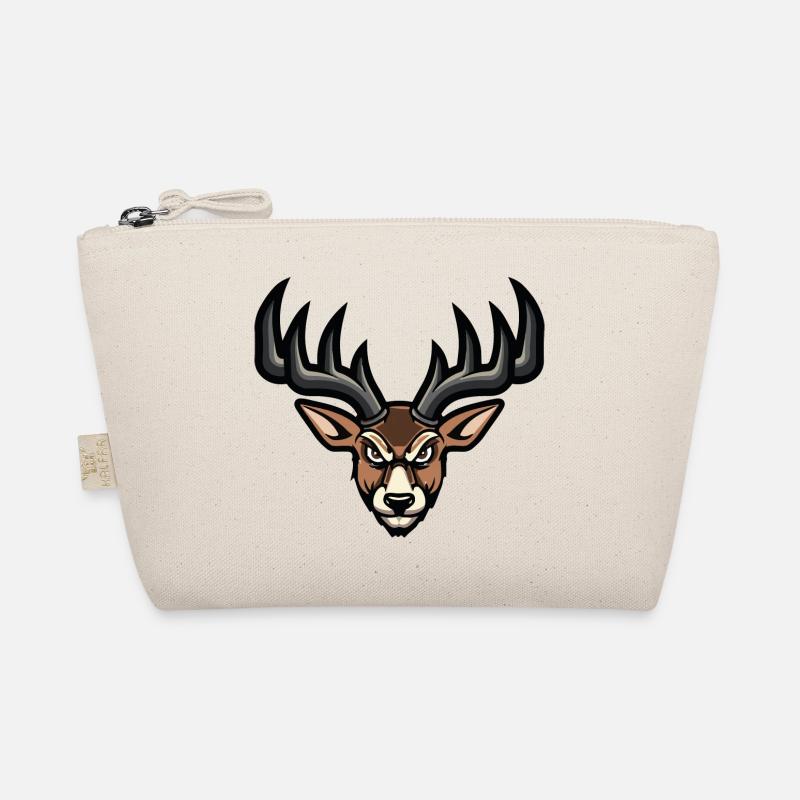 Deer Head Organic Pouch