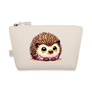 Hedgehog - Organic Pouch - nature - Front