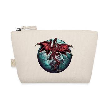 Planet Drache Drachen - Bio-Täschchen - Natur - Vorne