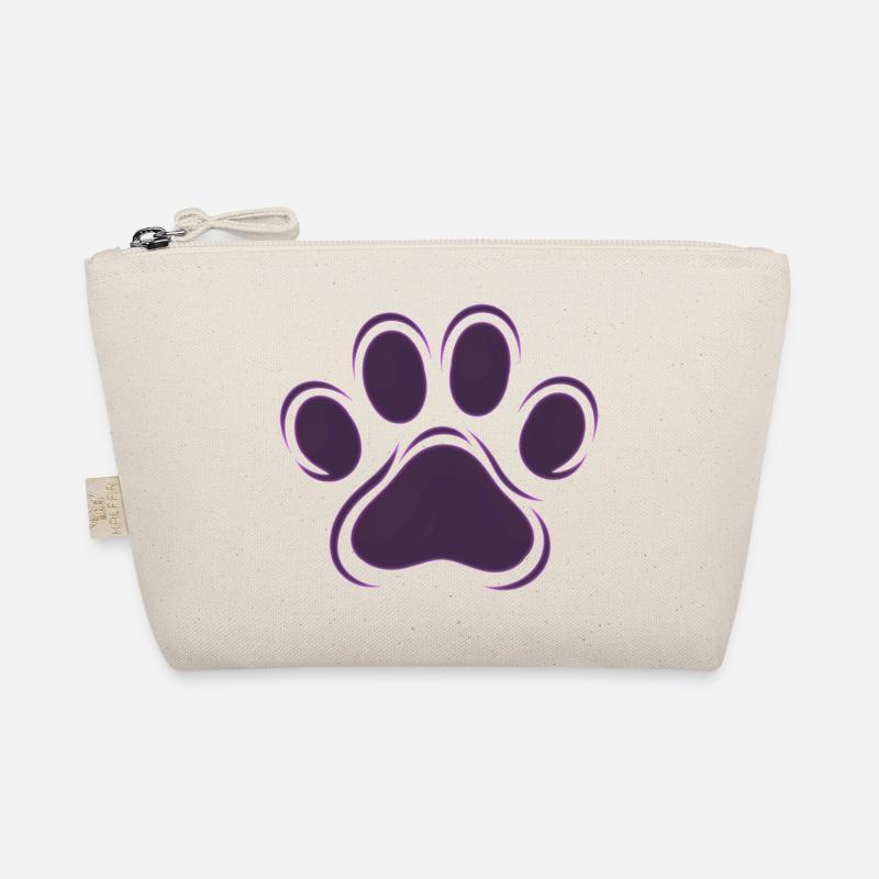 pfote lila Bio-Täschchen