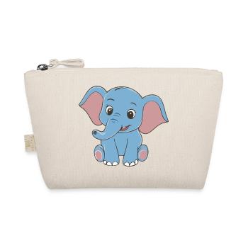 MIGNON BÉBÉ ÉLÉPHANT - Trousse biologique - nature - Devant