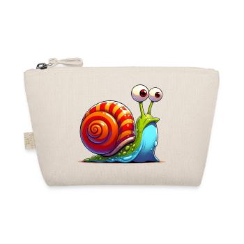Schnecke - Bio-Täschchen - Natur - Vorne