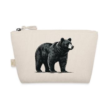 Black bear - Organic Pouch - nature - Front