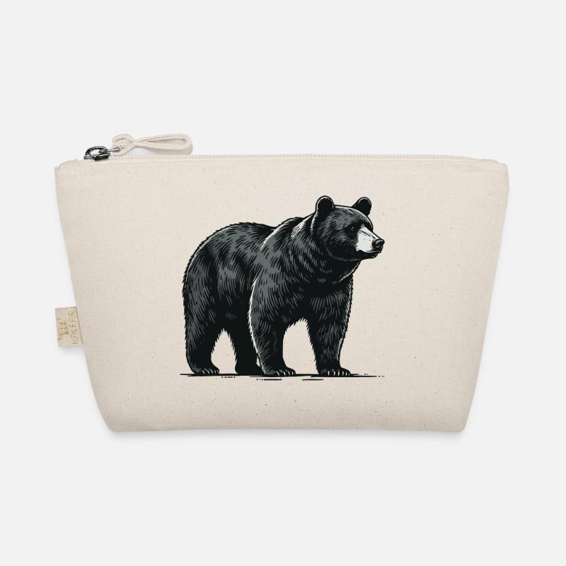 Black bear Organic Pouch