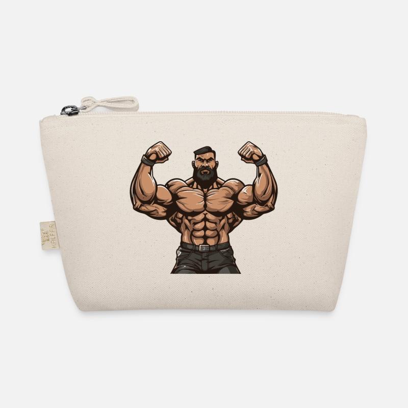 Bodybuilder Gym Muskeln Bio-Täschchen